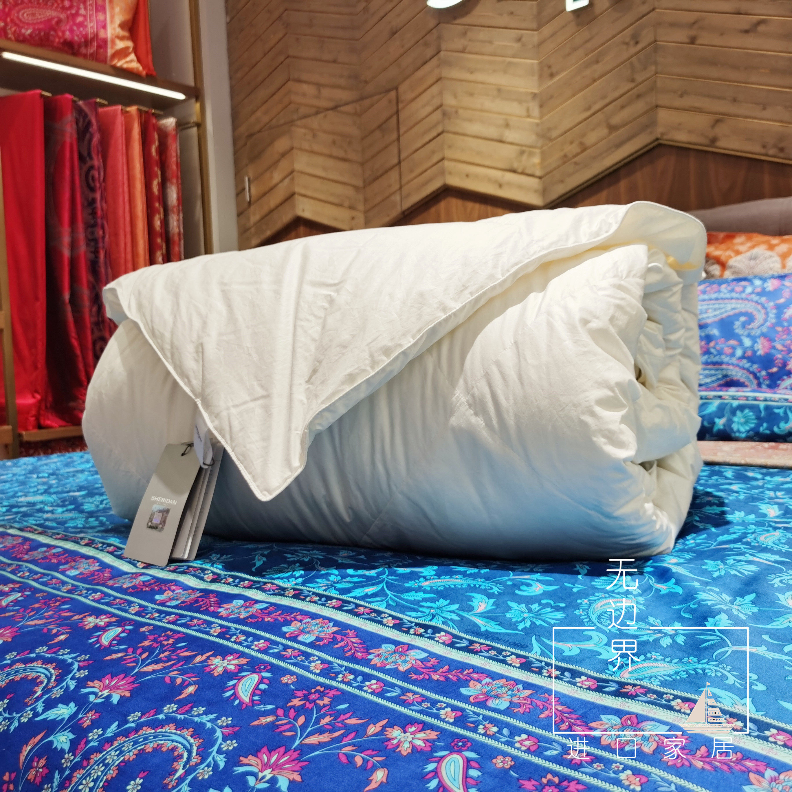 澳洲sheridan雪瑞丹高端家纺现货 加拿大白鹅绒被春秋被 600g被芯