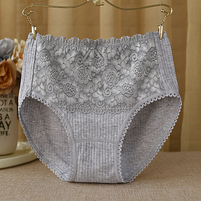 内裤女日系纯棉底裆中腰女士三角裤头透气大码蕾丝三角短裤秋季,女士内衣/男士内衣/家居服,女三角裤,淘宝优惠券,粉丝福利购,淘宝优惠卷