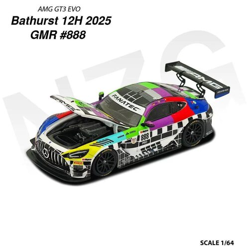 【闪闪现货】kilo奔驰 AMG GT3 合金车模1:64