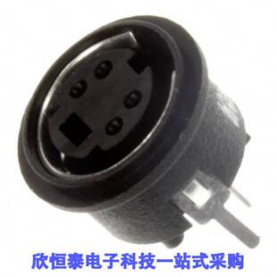 MD-40SV连接器 《 CONN RCPT FMALE MINI DIN 4P SLDR    》