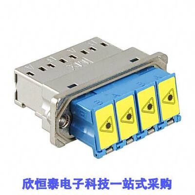 1061230600连接器 《 CONN COUPLER RCPT LC-LC 4-PLEX    》