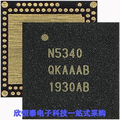 NRF5340-QKAA-AB0-R7射频 《 IC RF TXRX+MCU 802.15.4 SOC    》
