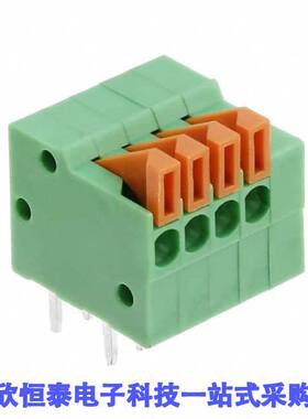 1-2834016-4连接器 《 TERM BLK 4P SIDE ENT 2.54MM PCB    》