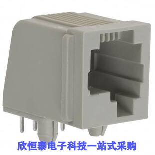 5555003-1连接器 《 CONN MOD JA【 6P6C R/A UNSHLD    》