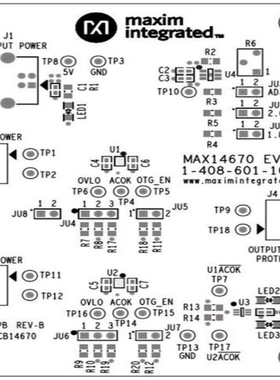 MAX14670EVKIT#/MAX14670EWL+T/MAX14671EWL+T