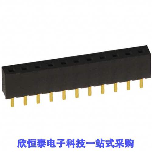 NPPN111BFCN-RC连接器 《 CONN HDR 11POS 0.079 GOLD PCB    》