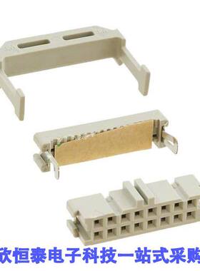 3452-6616连接器 《 CONN RCPT 16P IDC 26-28AWG GOLD    》