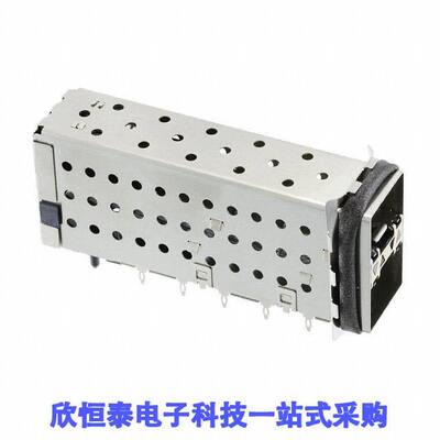 2007538-5连接器 《 CONN SFP+ RCPT W/CAGE 2X1 40P RA    》