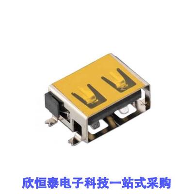 629104190121连接器 《 CONN RCPT USB2.0 TYPEA 4P SMD RA    》