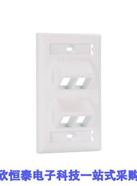 NK4VSFWH连接器 《 FACEPLATE 4PORT VERTICAL    》