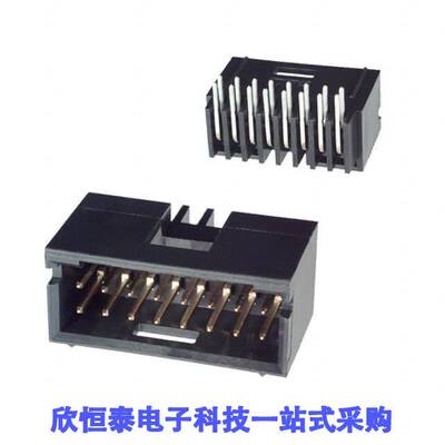 5-102617-6连接器 《 CONN HEADER R/A 16POS 2.54MM    》