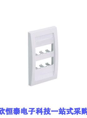 CFPE6EIY连接器 《 FACEPLATE, 6 PORT, SINGLE GANG,    》