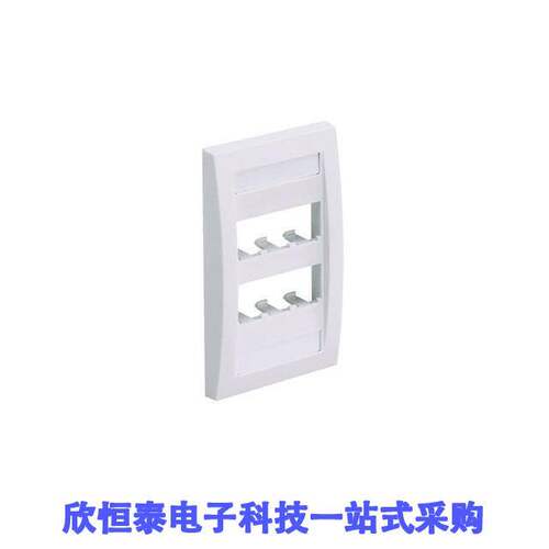 CFPE6EIY连接器 《 FACEPLATE, 6 PORT, SINGLE GANG,    》