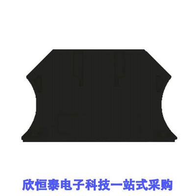 1050010000连接器 《 CONN TERM BLK END PLAT RAIL BK    》