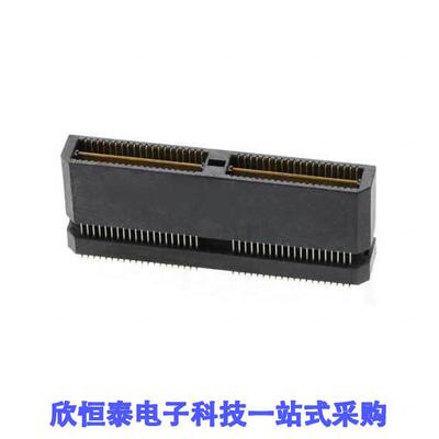 6-1658016-2连接器 《 CONN PLUG 80POS SMD GOLD    》