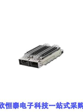2-2170808-2连接器 《 CONN QSFP28 CAGE 1X2 W/HSINK R/A    》