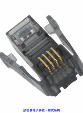 1-520424-1连接器 《 CONN PLUG 4POS SDL 24-26AWG RND    》