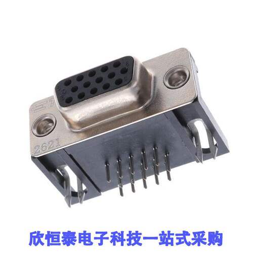 2311763-2连接器 《 CONN RCPT HD22 R/A 15P THR    》