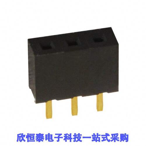 NPPN031BFCN-RC连接器 《 CONN HDR 3POS 0.079 GOLD PCB    》