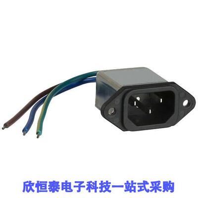 2-6609006-9连接器 《 PWR ENT RCPT IEC320-C14 PNL WIRE    》