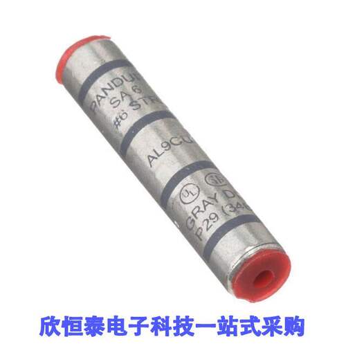 SA6-X连接器 《 CONN SPLICE 6 AWG CRIMP PAN-LUG    》