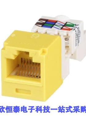 CJ688TPYL连接器 《 CATEGORY 6, 8 POSITION, 8 WIRE U    》