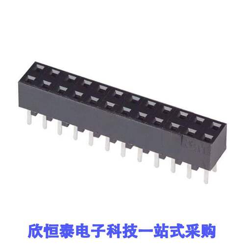 150224-6002-RB连接器 《 CONN RCPT 24POS 0.079 GOLD PCB    》