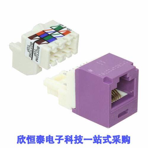 CJ688TPVL连接器 《 MINI-COM MODULE, CAT 6, UTP, 8 P    》