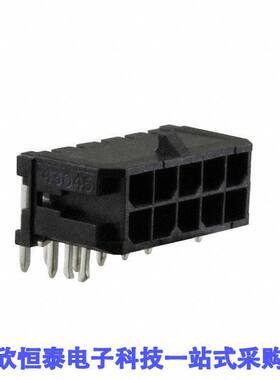 0430451022连接器 《 CONN HEADER R/A 10POS 3MM    》