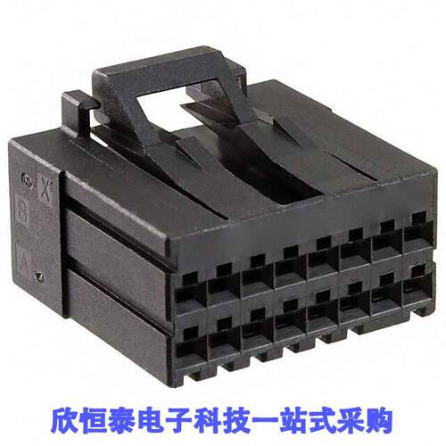 1-1318118-8连接器 《 CONN RCPT HSG 16POS 2.50MM    》