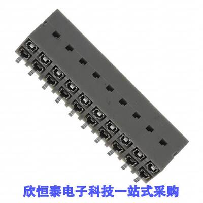89898-310LF连接器 《 CONN RCPT 20POS 0.1 GOLD SMD    》