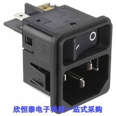 DC11.0001.303连接器 《 PWR ENT MOD RCPT IEC320-C14 PNL    》