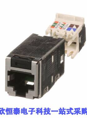 CJS688TGYLY连接器 《 MINI-COM MODULE, CAT 6, SHIELDED    》
