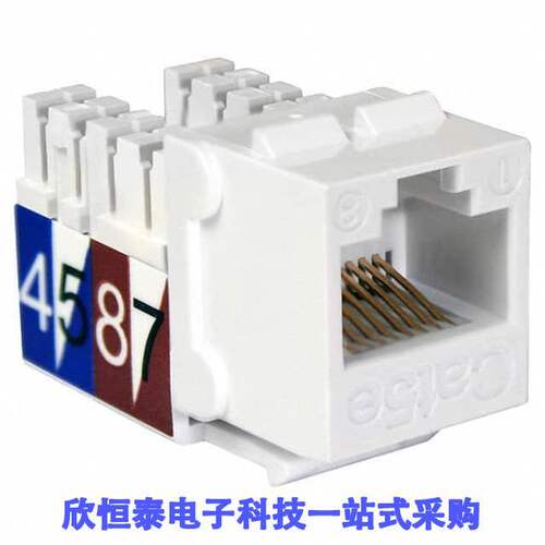 NKJ-5508连接器 《 CAT5E SLIMSTYLE 90 DEGREE KEYSTO    》