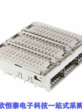 2007456-1连接器 《 CONN QSFP+ CAGE 1X3 W/HSINK R/A    》