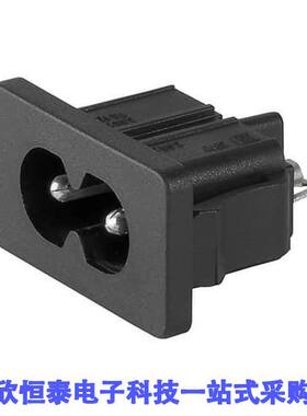 4300.0102连接器 《 2570 IEC APPLIANCE INLET C8, SOL    》