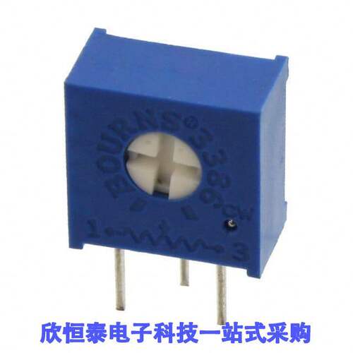 3386V-1-200LF电位计 《 TRIMMER 20 OHM 0.5W PC PIN SIDE    》