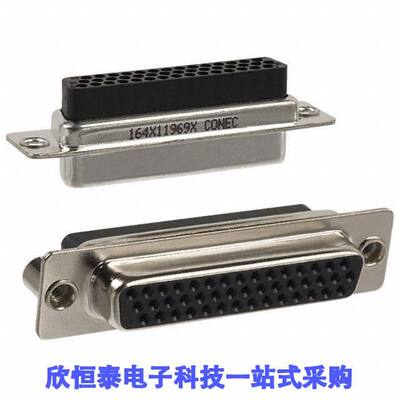 164X11969X连接器 《 CONN D-SUB HD HOUSING RCPT 44POS    》