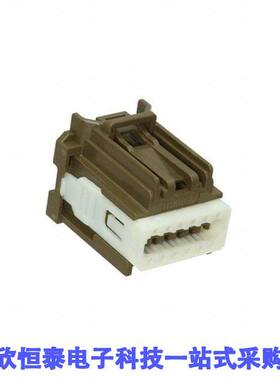 0347290122连接器 《 CONN RCPT 12POS R/A BROWN POL C    》
