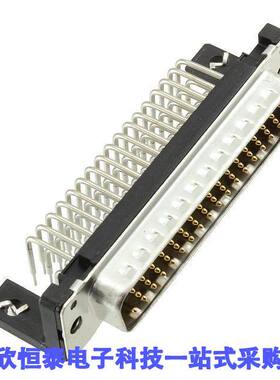 09665626812连接器 《 CONN D-SUB PLUG 50POS R/A SOLDER    》