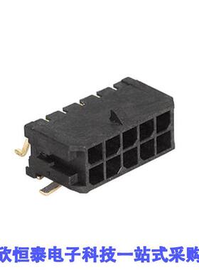 0430451011连接器 《 CONN HEADER SMD R/A 10POS 3MM    》