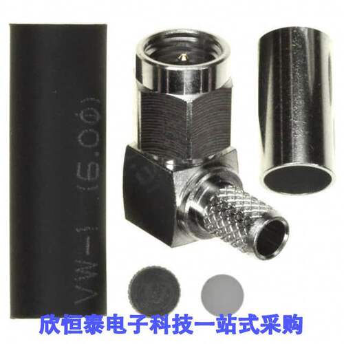 CONSMA012-R58连接器 《 CONN SMA PLUG R/A 50 OHM SOLDER    》