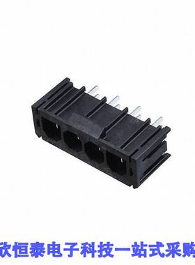 0431600304连接器 《 CONN HDR 4POS 7.50MM PCB SLDR    》