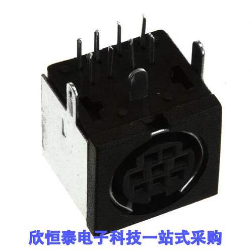 MD-80SM连接器 《 CONN RCPT FMALE MINI DIN 8P SLDR    》