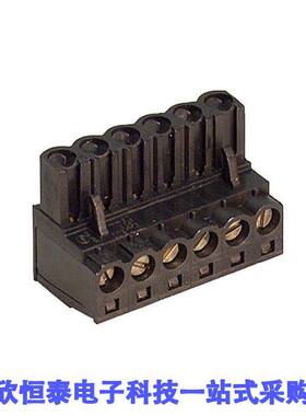 1596090000连接器 《 TERM BLO【 PLUG 6POS STR 5MM    》