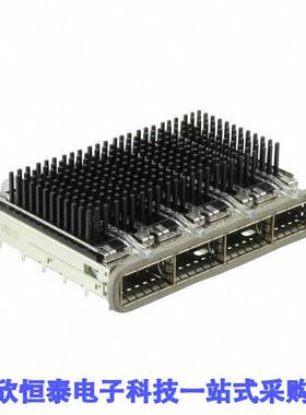2170785-6连接器 《 CONN ZQSFP+ CAGE 1X4 W/HSINK R/A    》