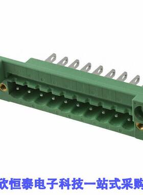 0710251连接器 《 TERM BLK HEADER 10POS GREEN    》