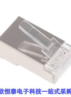 MPS88RX-1000连接器 《 MOD PLUG 8P8C SHIELDED ROUND STR    》