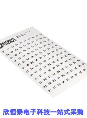0804183:0031连接器 《 ADHESIVE MARKER CARD 31-40    》