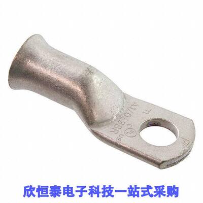 A1/0-38R-C连接器 《 BATTERY CABLE LUG, 1/0 AWG, 3/8
